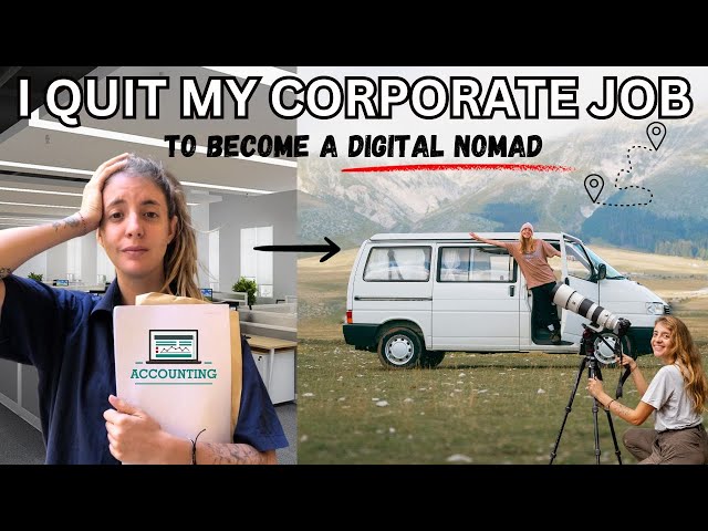 I QUIT my corporate job to become a DIGITAL NOMAD | MY FULL STORY