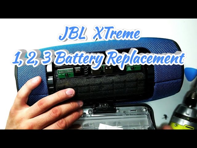 JBL Xtreme How To Replace Battery - Battery Replacement