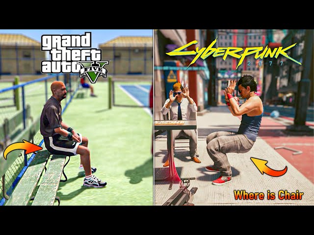 GTA V vs Cyberpunk 2077 | Graphics and Logic Comparison | Which is Better ?