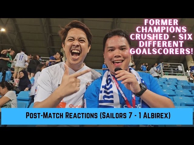 Post-Match Reactions - Lion City Sailors v Albirex Niigata (S) (Singapore Premier League 24/25)
