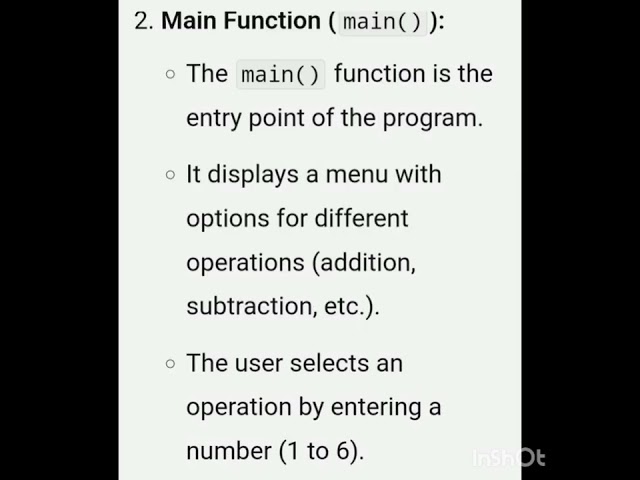 Python Code of a Scientific Calculator. exp. Code step by step & the output of a sample calculation
