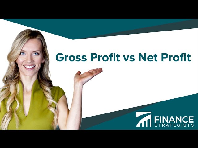 Gross Profit vs Net Profit | Learn With Finance Strategists | Under 3 Minutes!