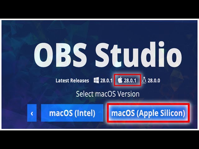 OBS 28 Para Mac M1, lo instalamos!!!!