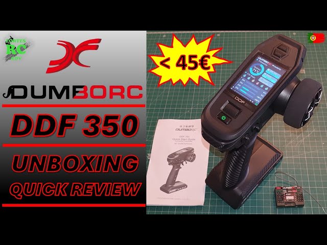 DumboRC DDF350 - Unboxing + Review - 10 channels and LCD screen for €45