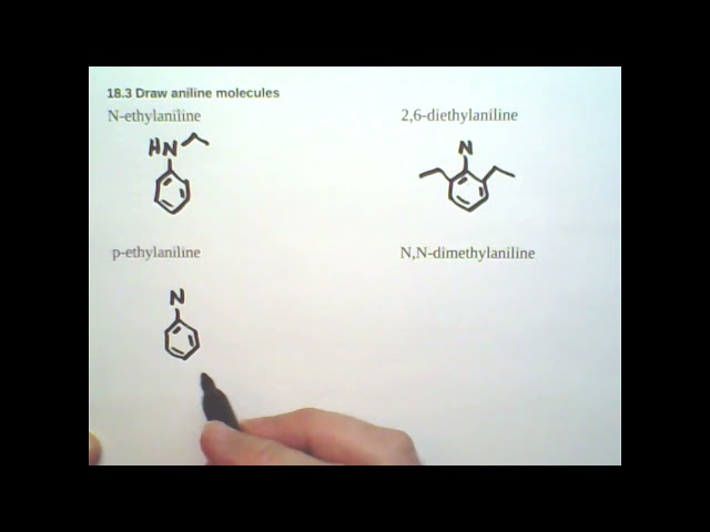 OBio 18.3 Draw aniline molecules