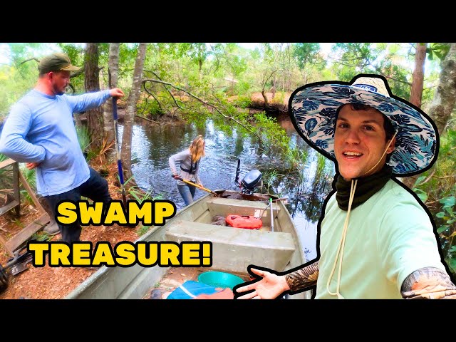 Metal Detecting Button Infested Swamp! Found Treasures from 200+ Yrs Ago