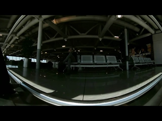 360 View Airside Aircraft Push Back Leonardo da Vinci Fiumicino Airport (FCO) VR Virtual Reality