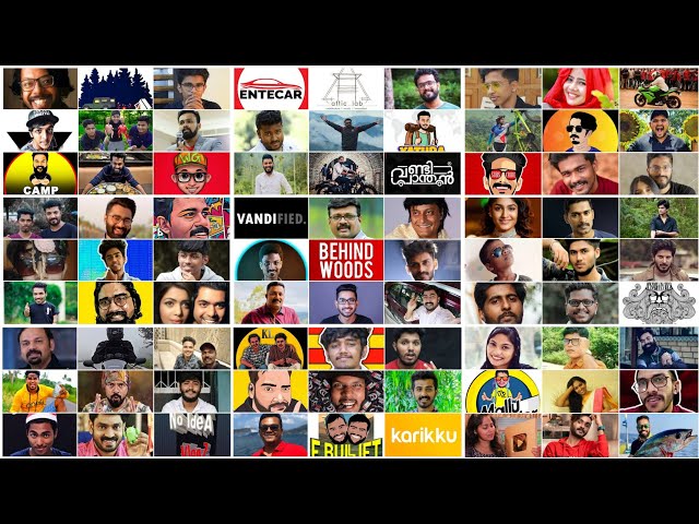 Top 100 Malayalam Youtubers First Video on Youtube