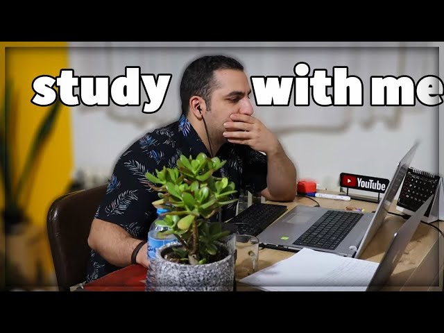 work with me pomodoro 1hour (60 minutes)| real time study with me with music #59 4k