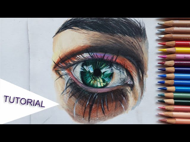 How To Draw Realistic Eye Tutorial | Step By Step REAL-TIME Tutorial.