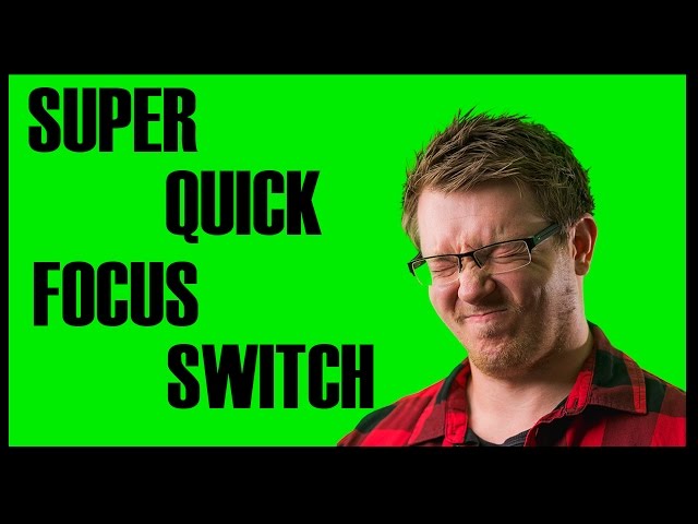 Alternative to back button focus - super quick servo switch