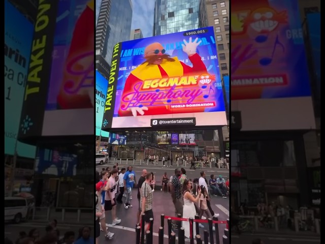 Eggman Takes Over Times Square - Sonic the Hedgehog