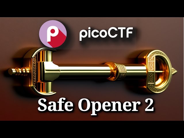 PicoCTF Walkthru [104] - Safe Opener 2 (Java class file reversing)