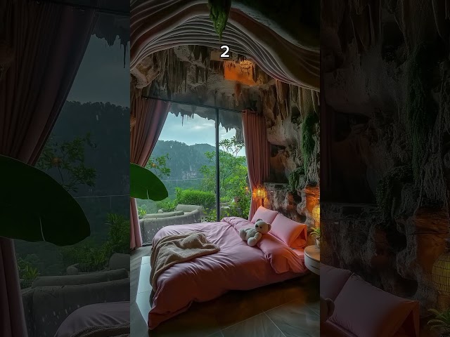 Choose a room to stay in... 😍✨ #aesthetic #relax #vibes #calm