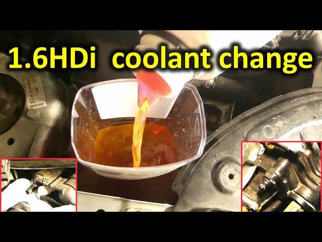 1.6HDi Coolant/antifreeze change (Peugeot Partner 2007)