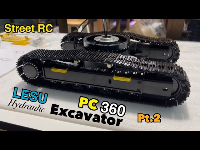 Street RC Assembly LESU 1/14 PC360 RC Hydraulic Excavator (drive system) Pt.2