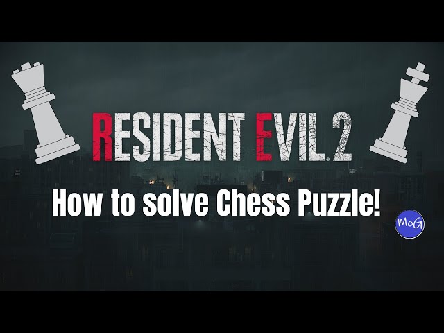 How To Solve The Chess Puzzle! Resident Evil 2 Remake PC 2022 #Shorts