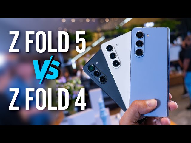 Samsung Galaxy Z fold 5 vs Z Fold 4 - What's New?
