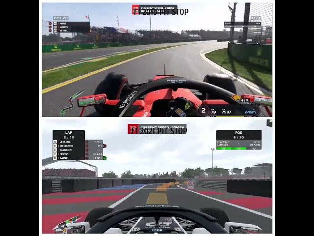 F1 2019 vs F1 2021 pit stop comparison