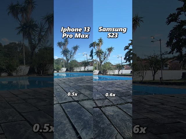 IPHONE 13 PRO MAX VS SAMSUNG S23 qual tem a câmera melhor ?  #celular #iphone13promax #s23