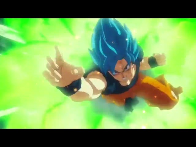CGI Fight between Goku SSJB and Broly #anime #dragonball #dbsuper