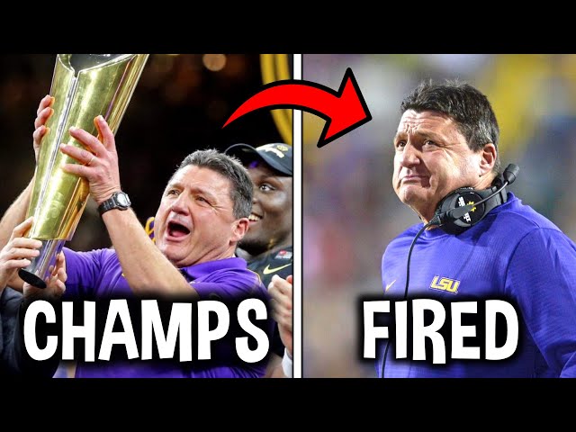 The Downfall of Ed Orgeron