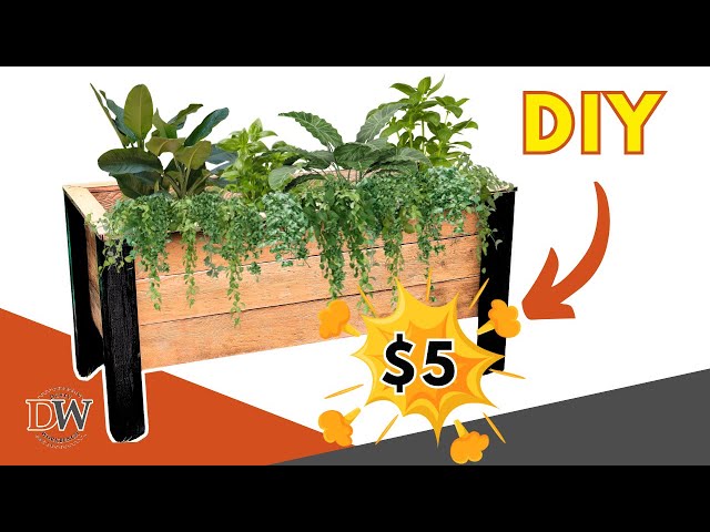 Raised Planter Box DIY(It only cost us $5)