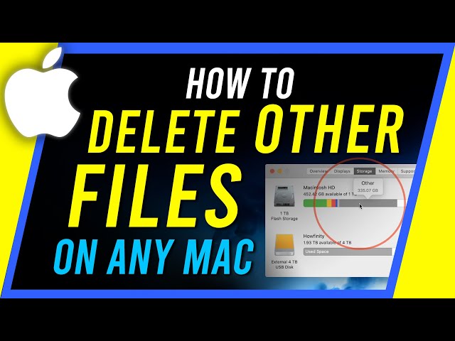 How To Delete 'Other' Files From Any Mac