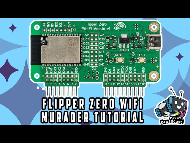 Flipper Zero Wifi Dev Board Tutorial: Marauder Firmware Update