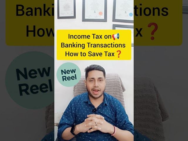 Income Tax Notice on Banking Transactions | Income Tax notice on High Value Transactions | IT notice