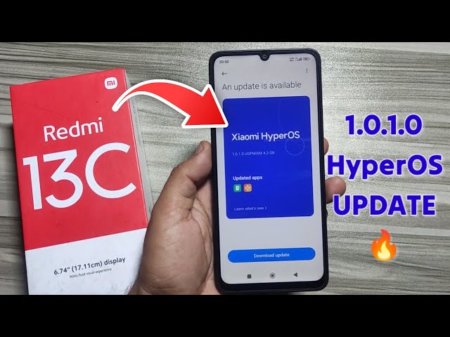 Redmi 13C HyperOS Update 1.0.1.0 Finally Received