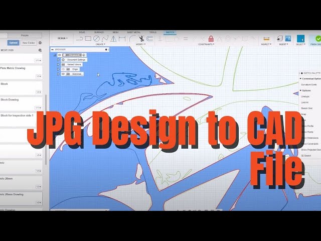 JPG Design to CAD File