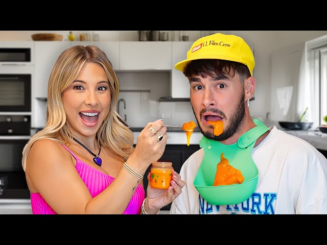 MOM & DAD TRY BABY FOOD FOR THE FIRST TIME!