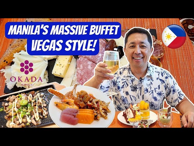 5 STAR LUXURY OKADA HOTEL 🇵🇭 BEST BUFFET I've ever had at the Medley Buffet Manila Philippines!