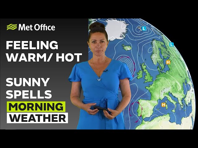 26/06/24 – A very warm and fine day for most – Morning Weather Forecast UK –Met Office Weather