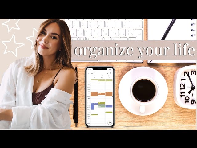 ORGANIZE YOUR LIFE | MY TOP 8 TIPS ON HOW I STAY ORGANIZED AS A WORK FROM HOME MOM