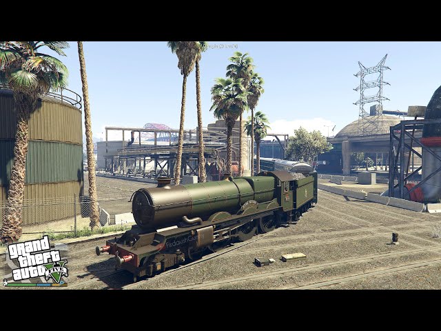 GWR King Class Steam Locomotives with China Railway Coaches - GTA V