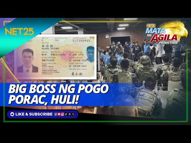 PNP-CIDG inaresto ang hinihinalang big boss ng scam farm sa Porac | Mata Ng Agila Primetime