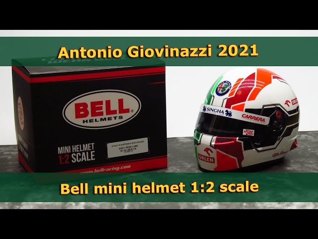 Antonio Giovinazzi - F1 2021 mini helmet - Bell 1:2 scale mini helmet