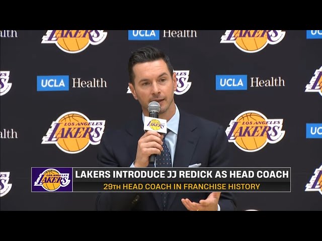 JJ Redick FULL Introduction Press Conference as Lakers Head Coach