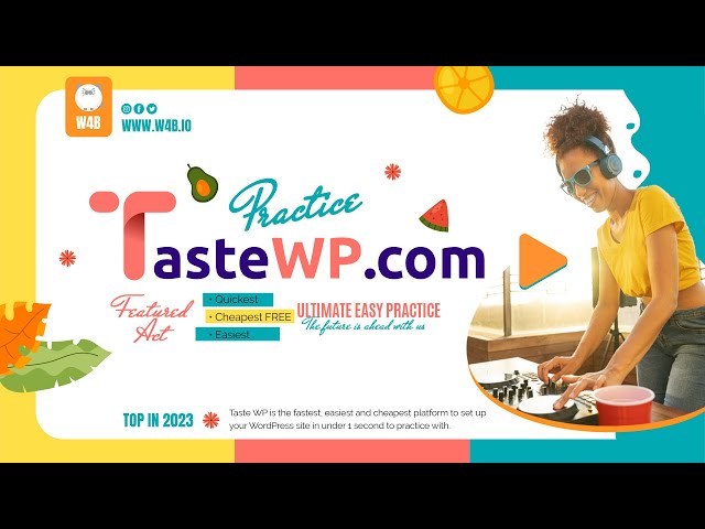 TasteWP: The cheapest, quickest and easiest way to practice WordPress for free in under 1 second!
