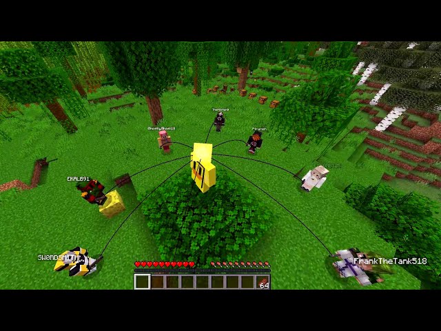Minecraft Manhunt but 8 of my FRIENDS try to SAVE ME #Shorts