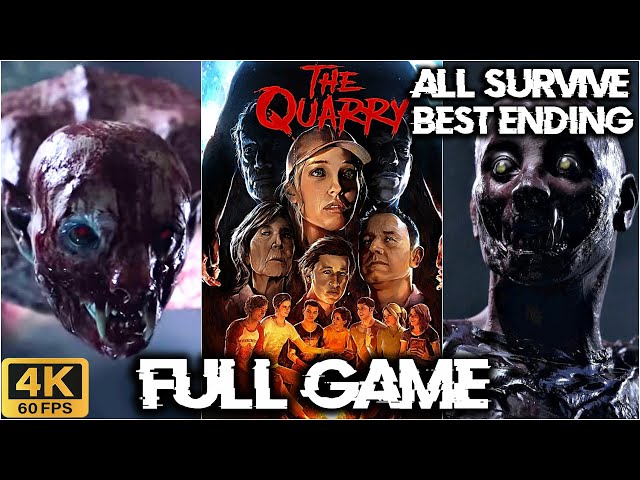 The Quarry FULL Game Walkthrough (Best Ending, Everyone Lives, Caleb Alive) Best Choices