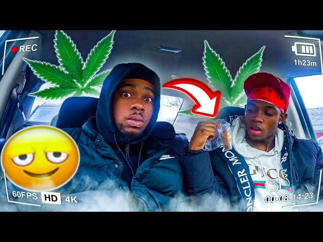 I GAVE MY FRIEND AN EDIBLE WITHOUT HIM KNOWING TO SEE HOW HE WOULD REACT *COPS GOT INVOLVED* 🤯