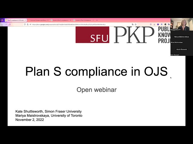 Plan S compliance in OJS