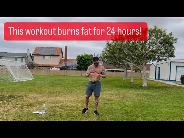 Burn fat for 24 hours with this workout!