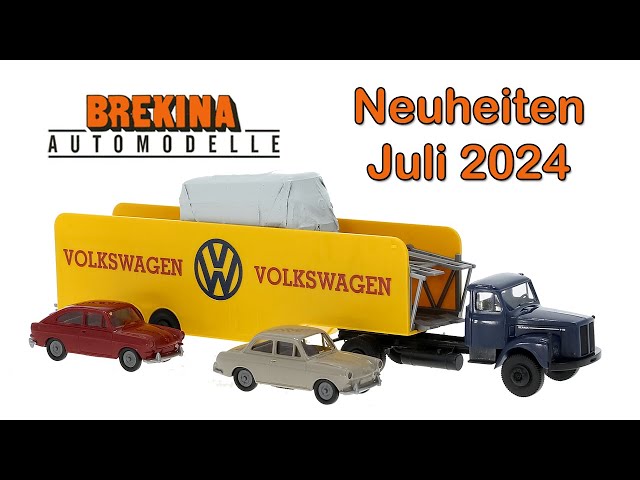 🚕🚗 Brekina Modellauto Neuheiten Juli 2024 | Spur H0