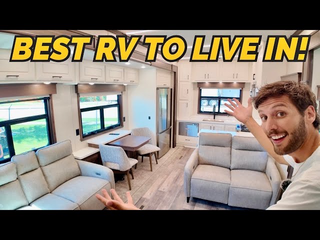 The BEST fifth wheel RV to live in! 2024 DRV Mobile Suites 41RKDB
