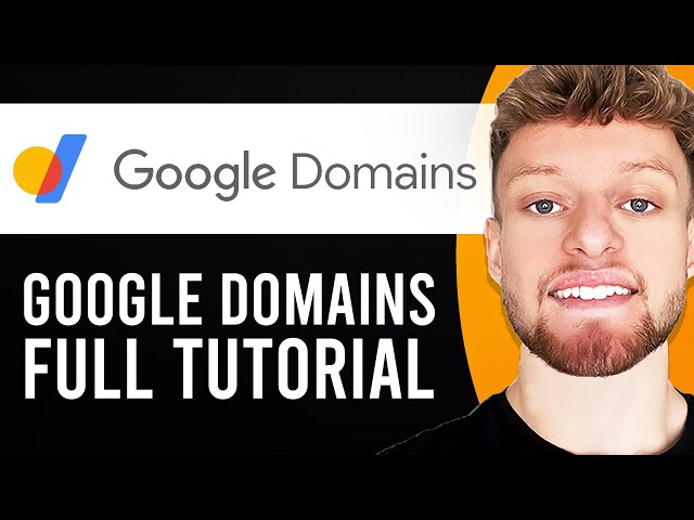 Google Domains Tutorial 2023 (Beginners Guide To Buying a Domain)
