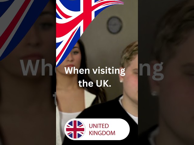 The most important thing to remember when visiting the UK Number 1